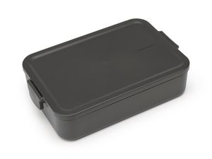 Brabantia Make & Take Bento lunchbox large, kunststof dark grey