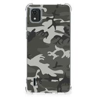 Nokia C2 2nd Edition Doorzichtige Silicone Hoesje Army Light