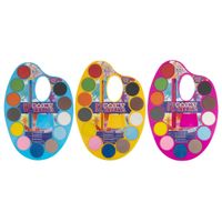 Basic Craft Waterverfpalet + Penseel 12 Kleuren Assorti Basic Craft Waterverfpalet + Penseel 12 Kleuren Assorti