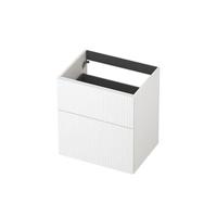 INK - Onderkast 2L A-sym Gelakt Gefr. Front - 600x450x650 Mm - Mat Wit