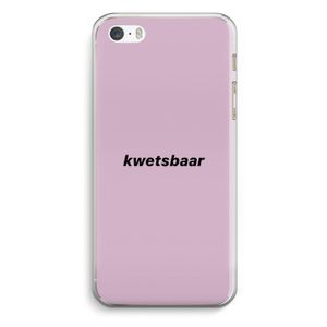 kwetsbaar: iPhone 5 / 5S / SE Transparant Hoesje