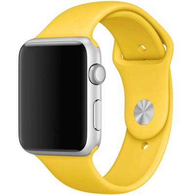 Apple Watch Sport Band - Geel - 38, 40, 41 & 42mm - ML Apple Watch Sport Band - Geel - 38, 40, 41 & 42mm - ML