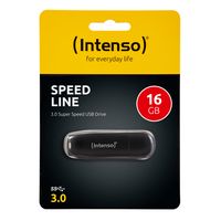 Intenso Speed Line USB flash drive 16 GB USB Type-A 3.2 Gen 1 (3.1 Gen 1) Zwart - thumbnail