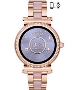 Horlogeband Michael Kors MKT5041 Roestvrij staal (RVS) Rosé 18mm