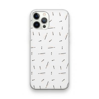 Hipster stripes: iPhone 12 Pro Transparant Hoesje