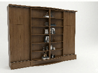 Tweepersoons opklapbed Suit 140 x 200 cm bruin