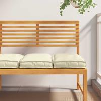 VidaXL Kussen 2 pcs crème 40 x 40 x 8 cm oxford stof