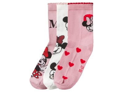 3 Paar kinder sokken Disney (Minnie Mouse, 23/26)