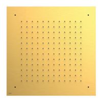 Hoofddouche Tres Exclusive | 38x38 cm | Vierkant | 24k Goud mat