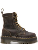 Dr. Martens bottines Jadon Arc en cuir - Marron - thumbnail