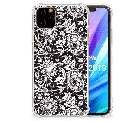 Apple iPhone 11 Pro Max Case Black Flowers