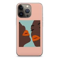 Orange lips: iPhone 13 Pro Transparant Hoesje