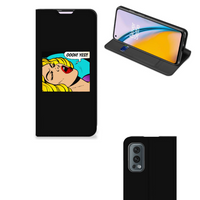 OnePlus Nord 2 5G Hippe Standcase Popart Oh Yes