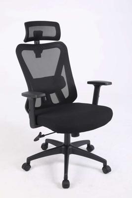 Activejet T5 ergonomische bureaustoel zwart