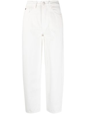 Tommy Hilfiger jean fuselé à taille haute - Blanc