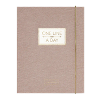 Pimpelmees One Line a Day Mono Luxe Linnen Warm Nude