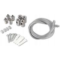 LED Paneel Ophangset 1m - Duurzame Staaldraden - Aigi Compatibel