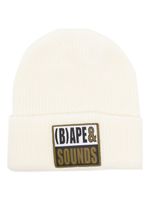 A BATHING APE® bonnet Bape Sounds à patch logo - Tons neutres