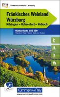 Wandelkaart 56 Outdoorkarte Fränkisches Weinland, Würzburg | Kümmerly