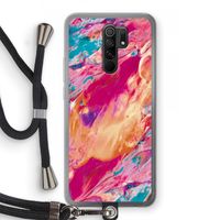 Pastel Echoes: Xiaomi Redmi 9 Transparant Hoesje met koord