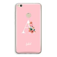 Pink Bouquet: Huawei Ascend P8 Lite (2017) Transparant Hoesje