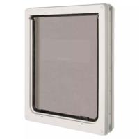 Hondenluik plastic 4.5x36.5x44cm wt - Dogmate