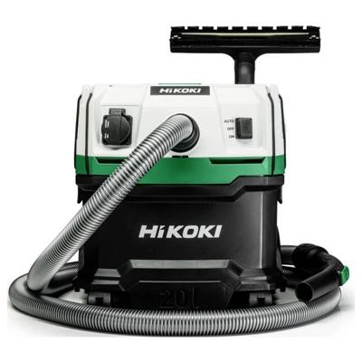 HiKOKI RP200YL RP200YLWAZ Nat- en droogzuiger 1200 W Stofklasse L gecertificeerd