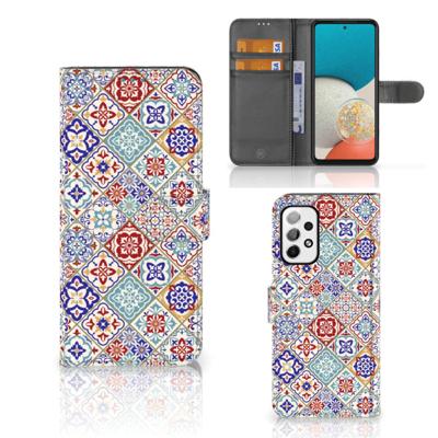 Samsung Galaxy A73 5G | Bookcase | Tiles Color