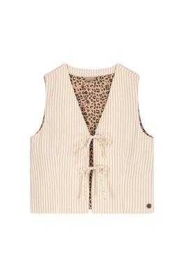 Like Flo zomer gilet meisjes teens - creme - strik - Cameron