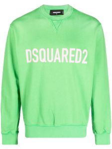 DSQUARED2 sweat à logo imprimé - Vert