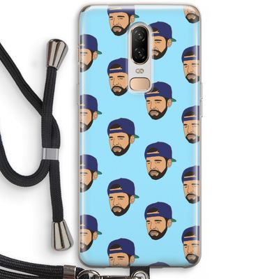 Drake Away: OnePlus 6 Transparant Hoesje met koord