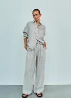 Withblack Wblwillow Wide Pants Broek Birch Stripe Withblack Wblwillow Wide Pants Broek Birch Stripe