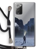 Wanderlust: Samsung Galaxy Note 20 / Note 20 5G Transparant Hoesje met koord Wanderlust: Samsung Galaxy Note 20 / Note 20 5G Transparant Hoesje met koord