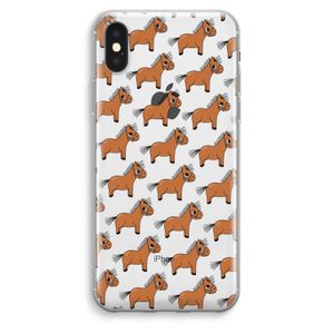 Pony: iPhone XS Max Transparant Hoesje