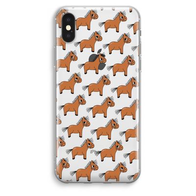 Pony: iPhone XS Max Transparant Hoesje