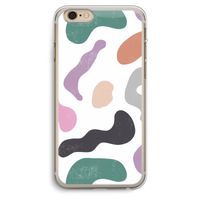 Memphis Shapes: iPhone 6 Plus / 6S Plus Transparant Hoesje