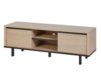 Tv-meubel DURDEN 2 deuren urban eik