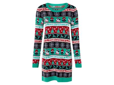 esmara Dames kerstjurk (S (36/38), Turquoise)