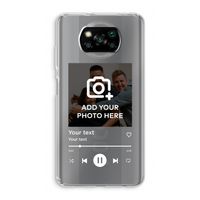 Music Player: Xiaomi Poco X3 Pro Transparant Hoesje