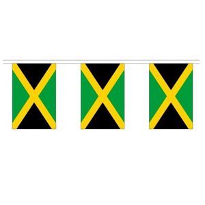 3x  Polyester vlaggenlijn van Jamaica 3 meter   -