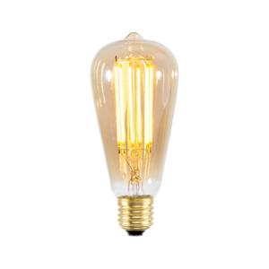 Kooldraadlamp Peer E27 LED 3,5W goldline 14cm, dimbaar - Goud,Transparant