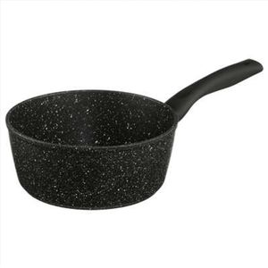 Steelpan/sauspan - Alle kookplaten geschikt - zwart - dia 20 cm   -