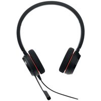 Jabra Evolve 20 On Ear headset Computer Kabel Stereo Zwart Ruisonderdrukking (microfoon) Headset, Volumeregeling - thumbnail