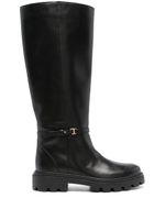 Tod's bottes en cuir - Noir - thumbnail