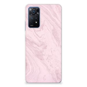 Xiaomi Redmi Note 11 Pro 5G TPU Siliconen Hoesje Marble Pink - Origineel Cadeau Vriendin