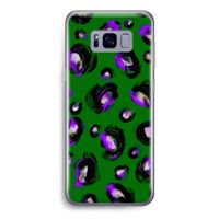 Green Cheetah: Samsung Galaxy S8 Transparant Hoesje