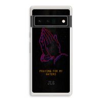 Praying For My Haters: Google Pixel 6 Pro Transparant Hoesje