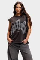 Label Garment Raw Sleeveless Shirt Dames Donkergrijs - Maat S - Kleur: Donkergrijs | Soccerfanshop