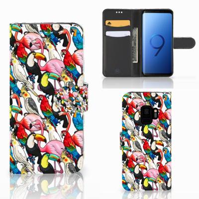 Samsung Galaxy S9 | Telefoonhoesje | Met pasjeshouder | Birds