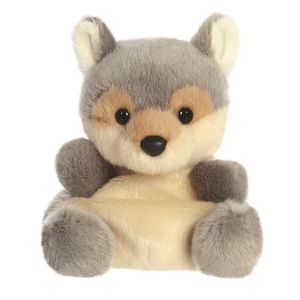 Palm Pals Wolf knuffeltje - 13 cm